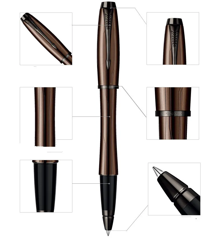 ギフトビジネス良質のチョコレートカラーパーカーローラーボールペン