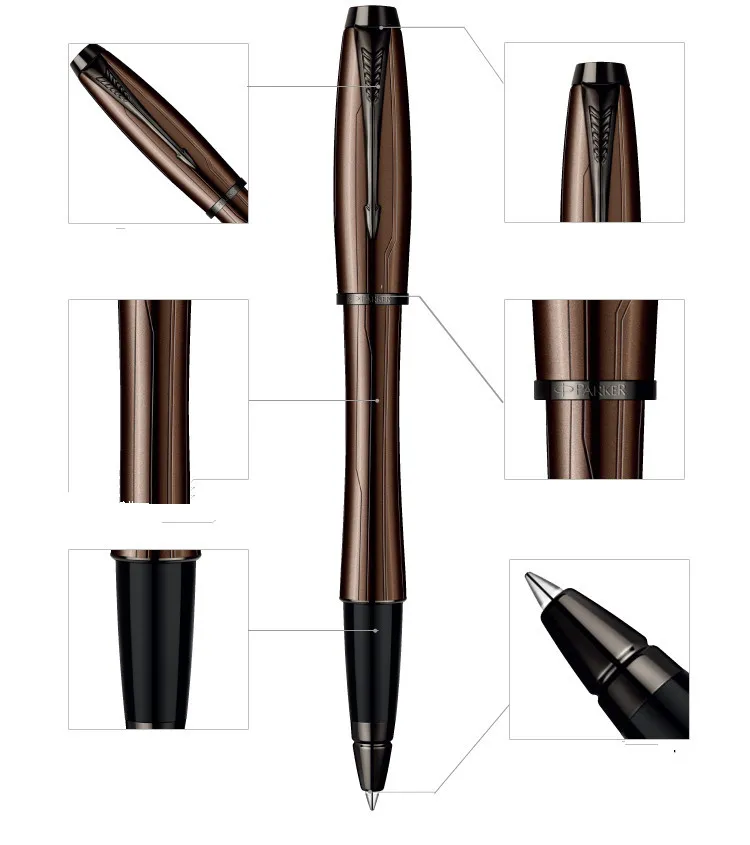 هدايا أعمال جيدة الجودة شوكولاتة اللون باركر القلم Rollerball Pen