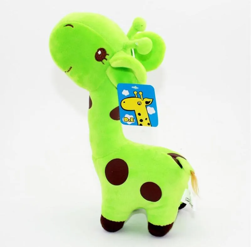 Neue süße Plüsch-Giraffe, Stofftiere, Tier, liebe Puppe, Baby, Kinder, Kinder, Geburtstagsgeschenk, 6 Farben zur Auswahl