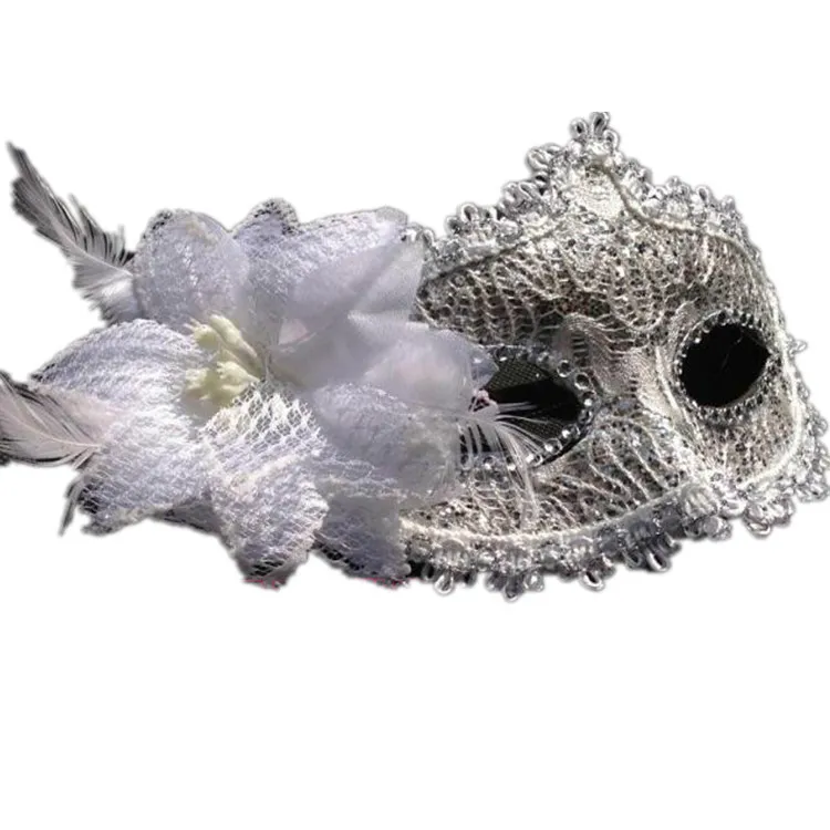 Máscara de Halloween de flores Sexy Masquerade Masks Venetian Dance Party Bar Princess Venice Mask Fation Rose Party Supplies4539277