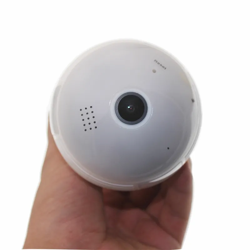 360도 무선 벌브 IP 카메라 파노라마 벌브 라이트 FishEye 카메라 HD 960p 홈 보안 CCTV 카메라 베이비 모니터