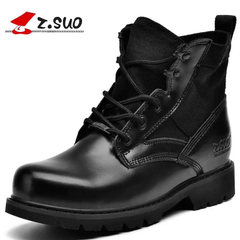 New Military Boots Outdoor Desert Tan Combat Army Boots Male Shoes Men