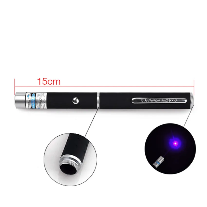 Blue Light Intertronic Laser Pointer Pen 5mW 405nm Pointer For SOS Mounting, Night Hunting