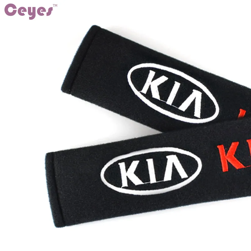 Car Seat Belt Cover for Kia cadenza forte rio sedona speactra rondo Shoulder Pads Safety Belt Cover Car Accessories 