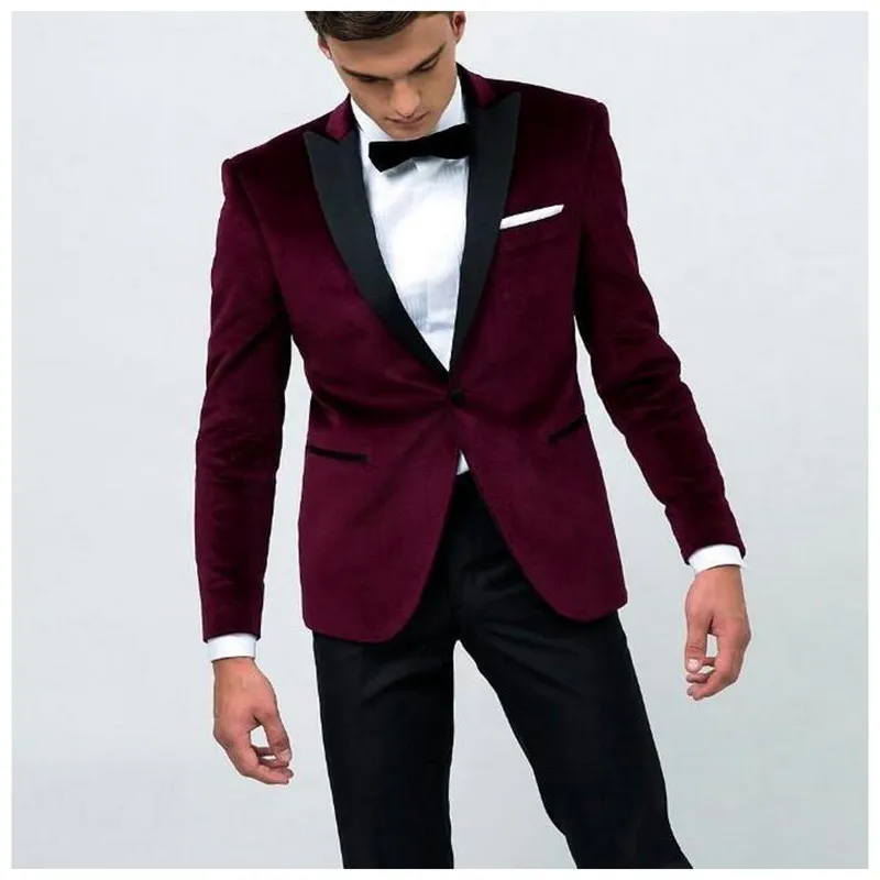 Maroon Coat Pent With White Shirt For Men's – Najib Maya