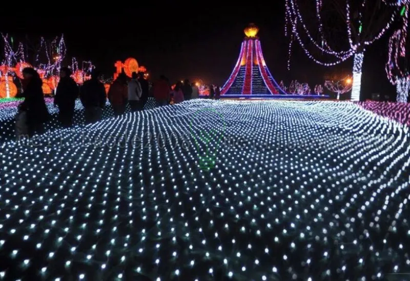 2x3m 200leds Led Net 라이트 커튼 조명 Xmas 페어리 플래시 조명 Led 문자열 결혼식 크리스마스 장식 MYY162