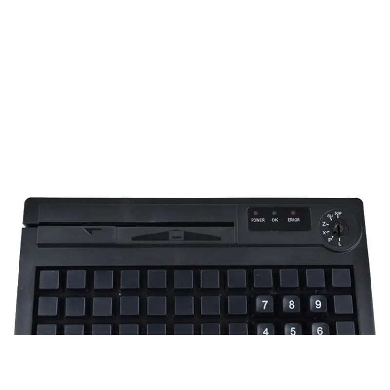 KB60 60 touches POS caisse enregistreuse clavier USB PS2 Port MSR 3 pistes en option