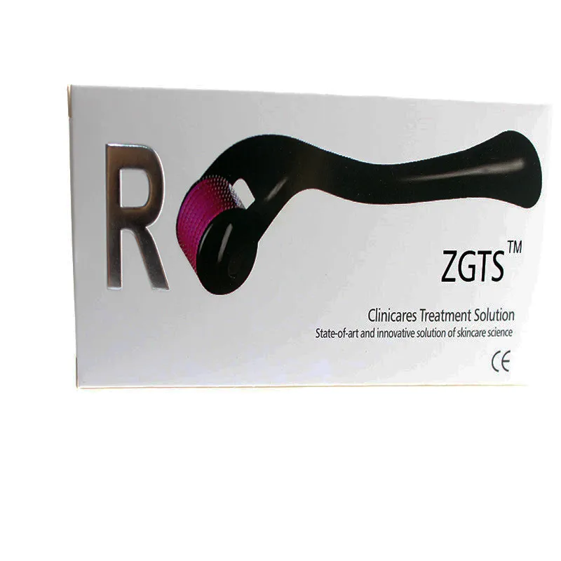 ZGTS DERMAROLLER med 540 Nålar Microneedle Therapy Derma Roller Anti Aging Acne 0,2 mm-2,5 mm plaströrsförpackning