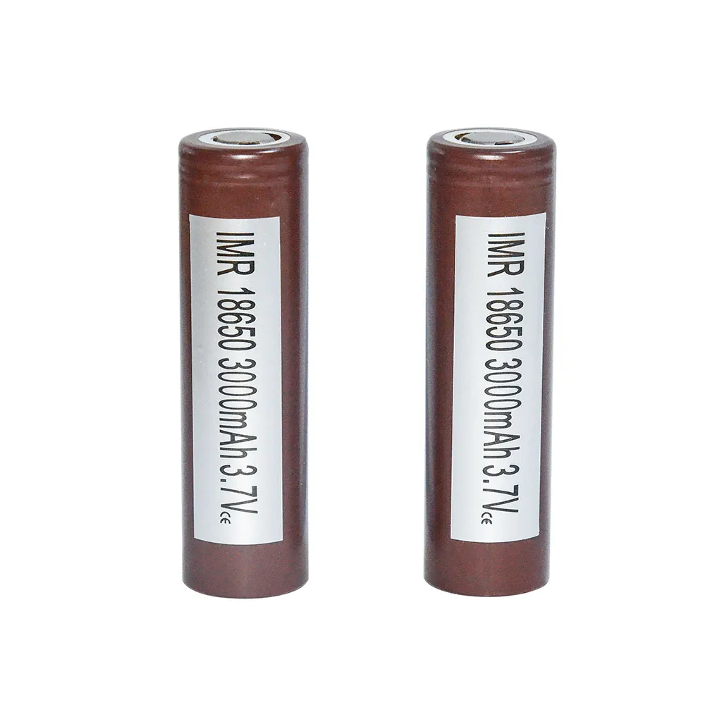 100 hohe Qualität 18650 Hg2 3000mAh Kapazität max. 35A hohe Drainbatterien Aufladbare Lithiumbatterie gegen HE2 HE4 Batterie S7813816