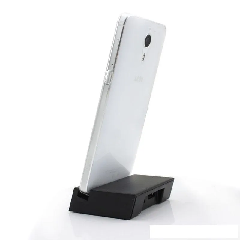Micro USB para Tipo C Portable Carregador Carregando Station Cradle Stand para Xiaomi 4C Redmi Nota 3 para um mais 2