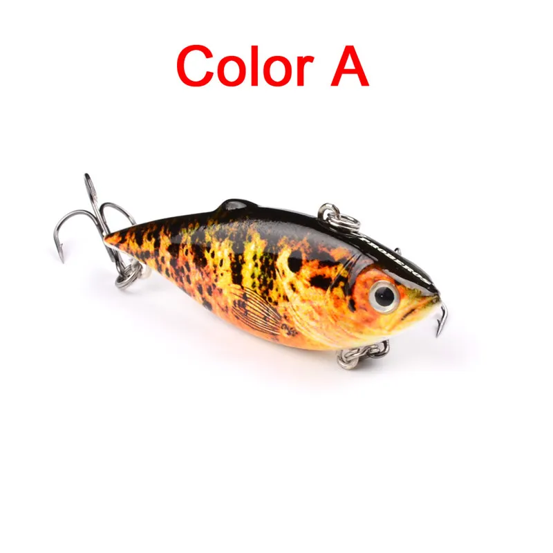 Shallow Sink ABS Plastic VIB Fishing Lure With 3D Eyes 86g 65cm Fly Fishing vibra bass Crank Bait Fishing Tackle5601478