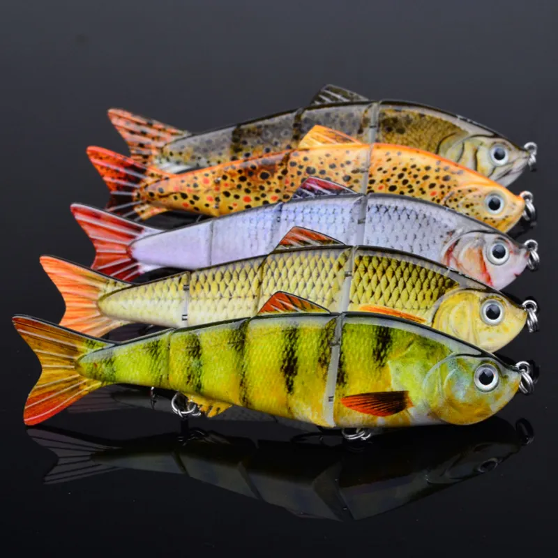 1 stks 5 Kleur 12 cm 17g Minnow Vissen Lokken Crank Aas Haken Bass Crankbaits Tackle Sinking Popper hoge kwaliteit vis lokt