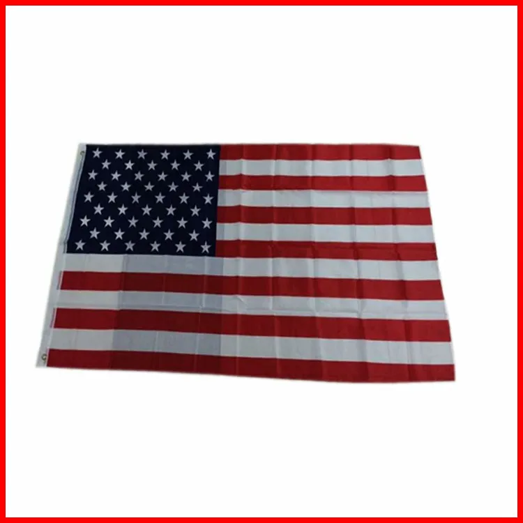 100 pz all'ingrosso Jumbo 90 * 150 cm Stampato Bandiera Confederata Americana in poliestere Bandiera 3x5 Bandiera degli Stati Uniti Bandiera USA Spedizione gratuita