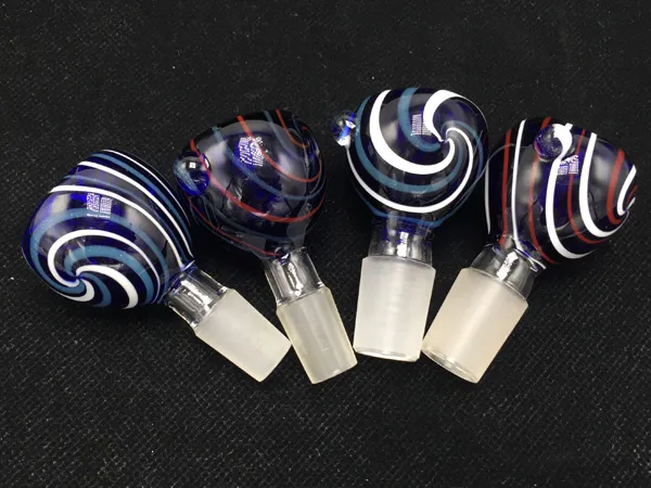 Solid Bowl Super Heavy Glass Bong Bowls 14mm and 18mm Male Joint Glass Bowl for glass water bong smoking pipes