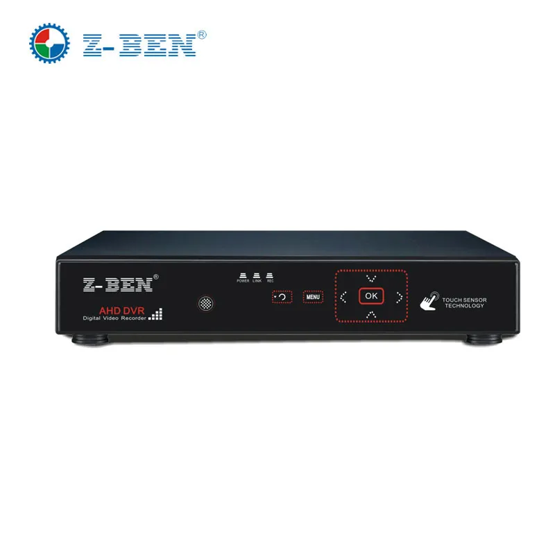 Zben Hisilion Sensor Tre i en DVR Z-Ben 4 kanal 1080p AHD DVR Support AHD-kamera / IP-kamera / analog CCTV-kamera Gratis frakt