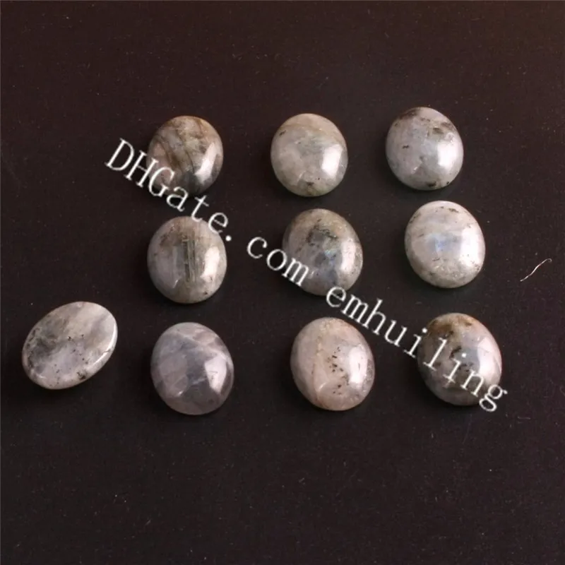 Lisse ovale flatback naturel Labradorite Cabochon pierres précieuses Fine qualité en vrac Spectrolite pierres semi-précieuses guérir pierres précieuses perles gros
