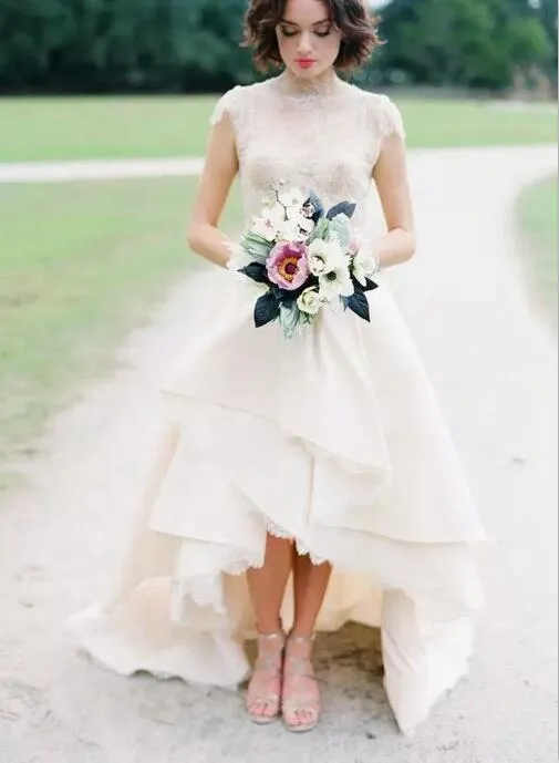 Bridesmaid high low dress outlet