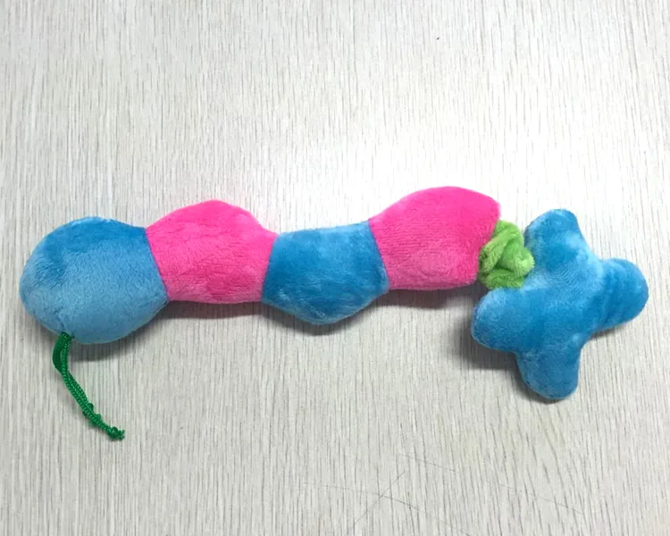 Dog Toys Pet Puppy Chew toy Squeaker Squeaky Sound Colorful Bug Toys Pets Talking Plush Dogs Chews Pet's