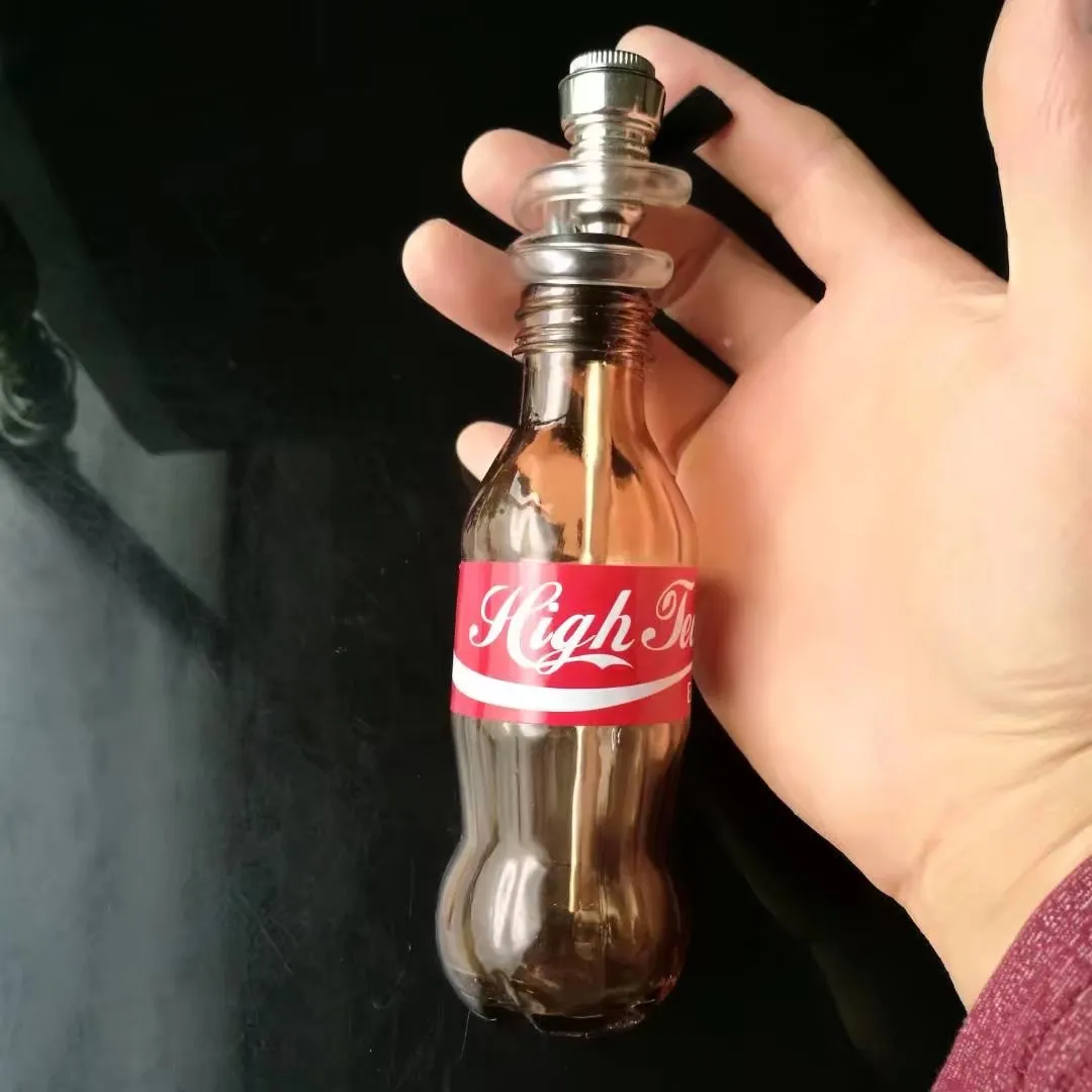 Il nuovo Coke Sprite Glass Narghilè, Bong in vetro all'ingrosso, Tubi di acqua in vetro bruciatori di olio, Accessori tubi di fumo