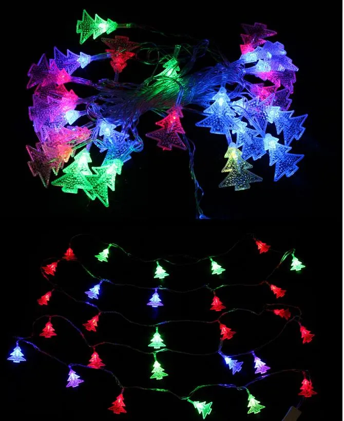 Vakantie LED Verlichting Waterdichte Kleurrijke Verlichtingssnaren Bells Sneeuwvlok Lichten Party Feestelijke Kerstmis Event Props Decoratieve Lichten 4.5m