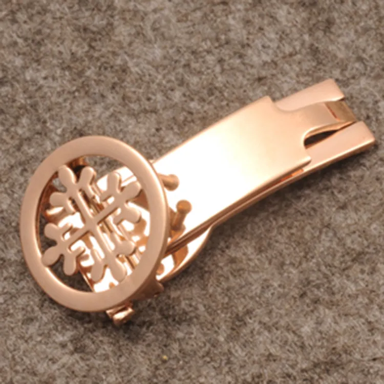 Nuovo banco d'oro dell'arrivo con fibbia in acciaio inossidabile chiusura da 18 mm in pelle rosegoldsilver schieramento adatta a brand4361852