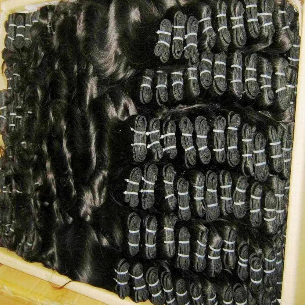 Topp som säljer 20pcs / mycket indiska sillky raka hår platta tips bearbetat mänskligt hår vävblandning längder