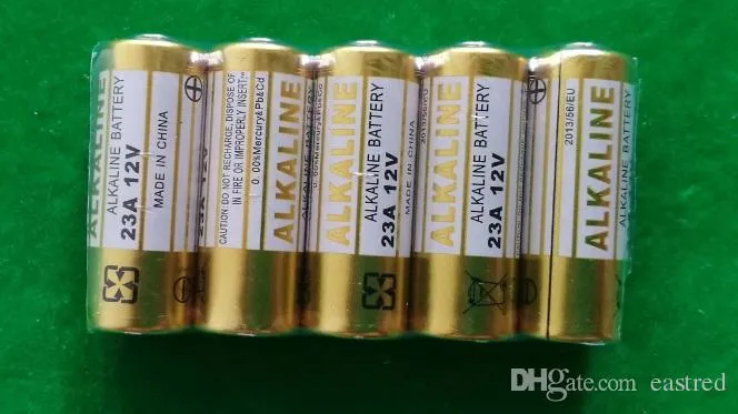 12v 23a بطارية القلوية A23 MS21/MN21 V23GA للسيطرة على جرس الباب عن بعد