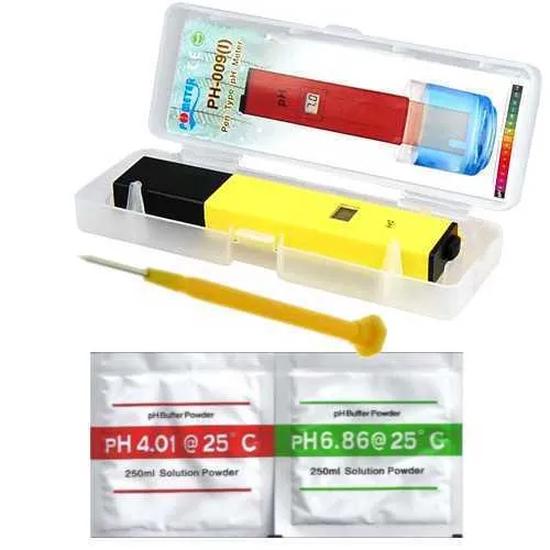 Digital PH Meter Pen Type PH-009 0.0~14.0 Automatic Calibration Temperature ACT High Precision Mini PH Tester For Aquarium