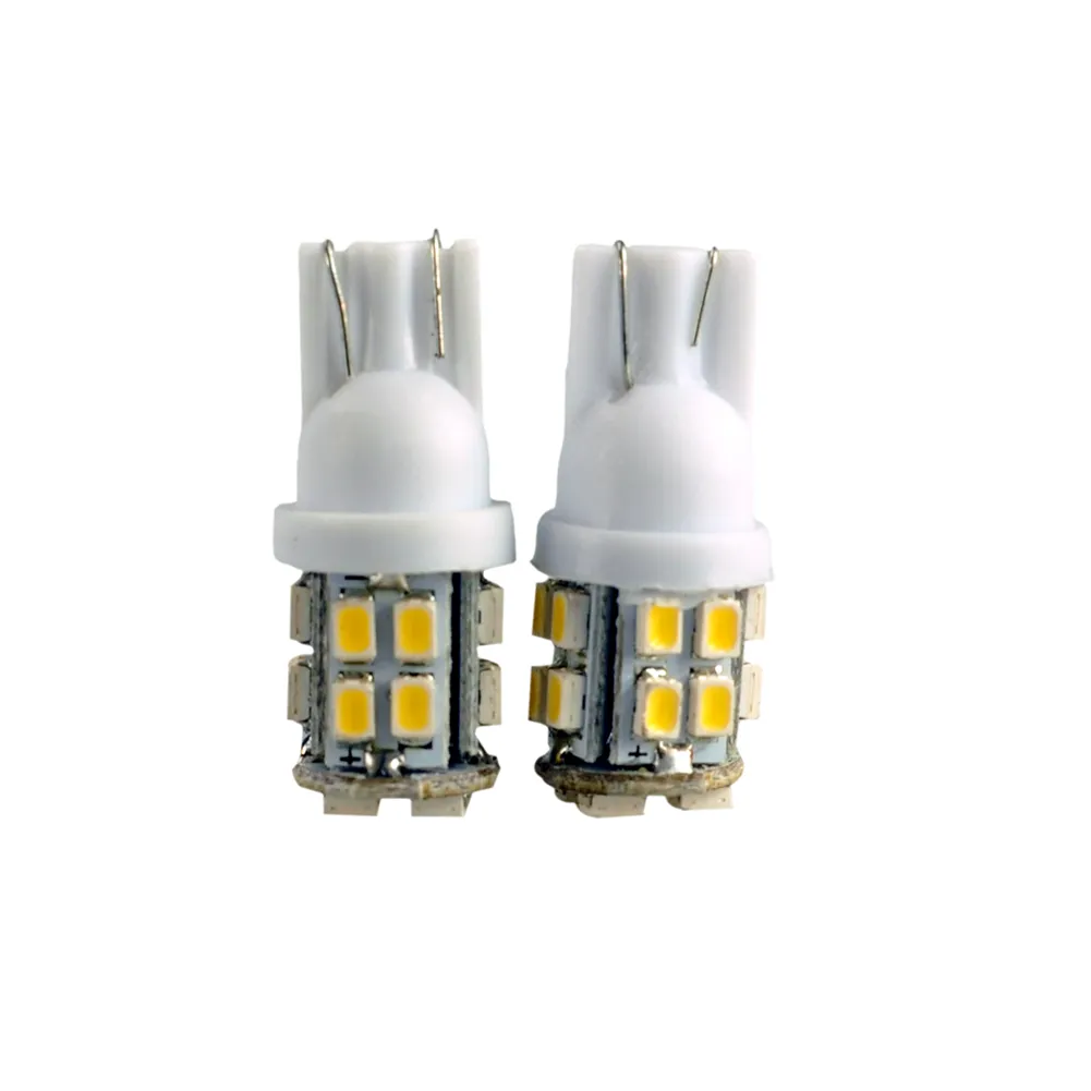 T10 LED Araç Ampul W5W 20 LED'ler 1206 SMD DC 12V Beyaz 6000K Ters Yan Kama Işıklar Evrensel Oto LED Lamba