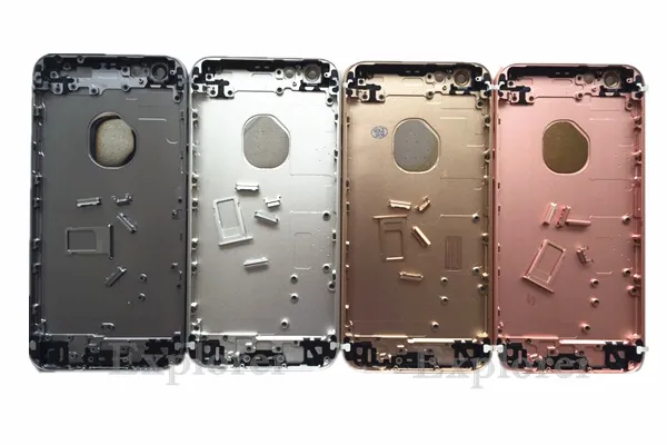 LOAT Full Back Back Doage Cover Cover для iPhone 6s плюс 5 5 4 дюйма розового розового золота запасные детали 306U