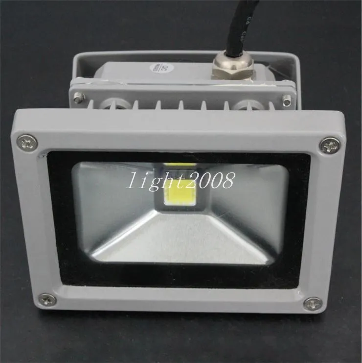 DHL IP65 Vattentät 10W LED Floodlight Outdoor Project Lampa LED Floodlights Varm / Cool Vit 10W Cob Chip 85-265V Super ljus belysning