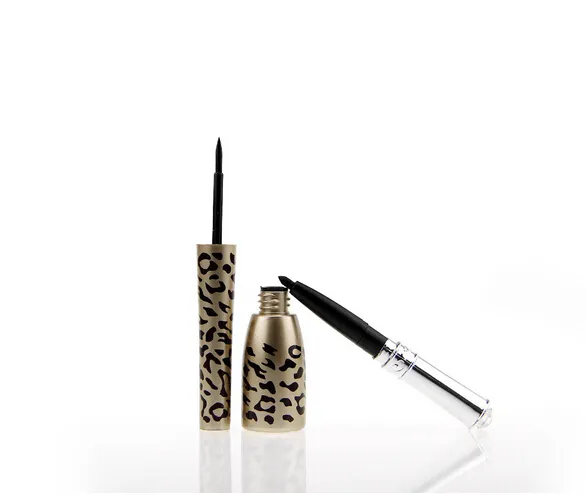 New Fashion Makeup Eye One Pc Leopard Shell Thick Black Eyeliner Liquid Makeup Cosmetic Waterproof Long lasting Eyeliner pen