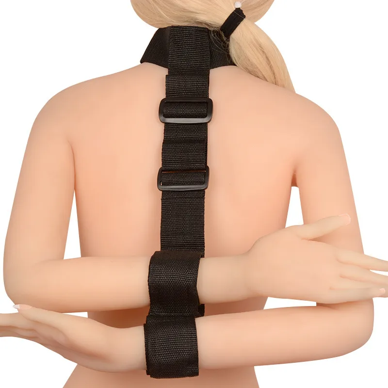 New Sex Products Neck collar to Hand Restraint Fetish bdsm Bondage Restraints Hand Cuffs Adult Games Sex Toys for Couples PY319 q171124