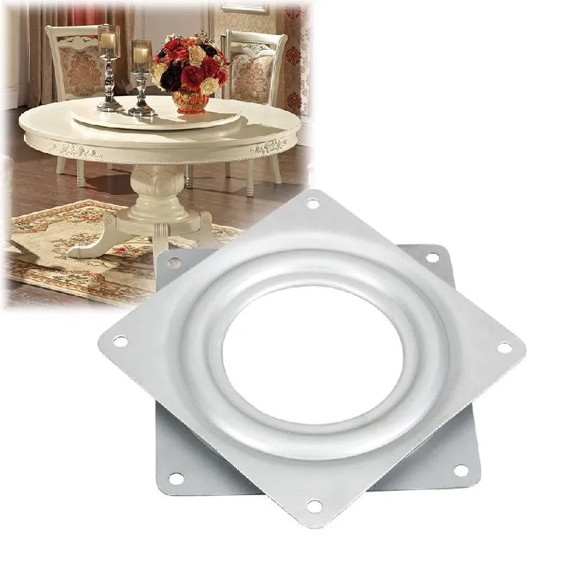 Partihandel-4 "94mm Lazy Susan Bearing Heavy Duty Swivel Turntable Plate Tabletop Desk Bord Bords Tillbehör Porslin