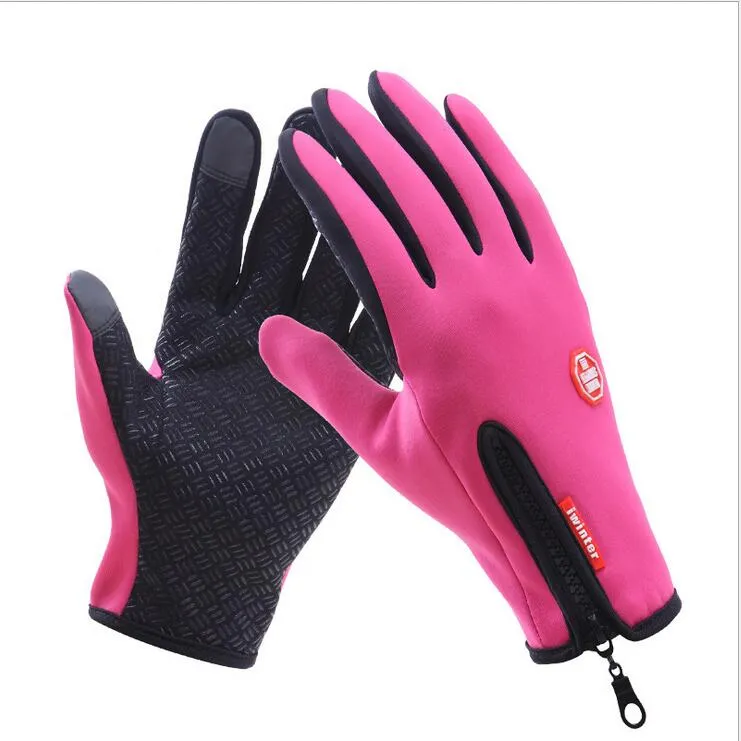 Mountain Sport Cykelhandskar Bike Cykling Golves Full Finger Cykelhandskar Ski Varm Glove Mitt Protective Racing Gloves Mittens