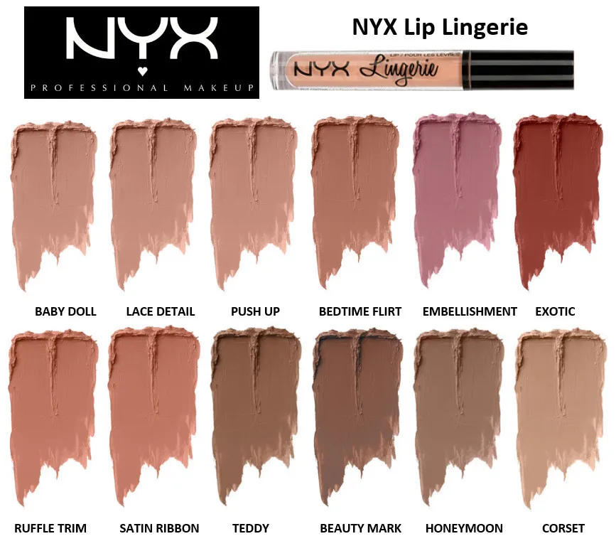 Resenha: Batom Líquido Nyx Lingerie cor 12 Exotic