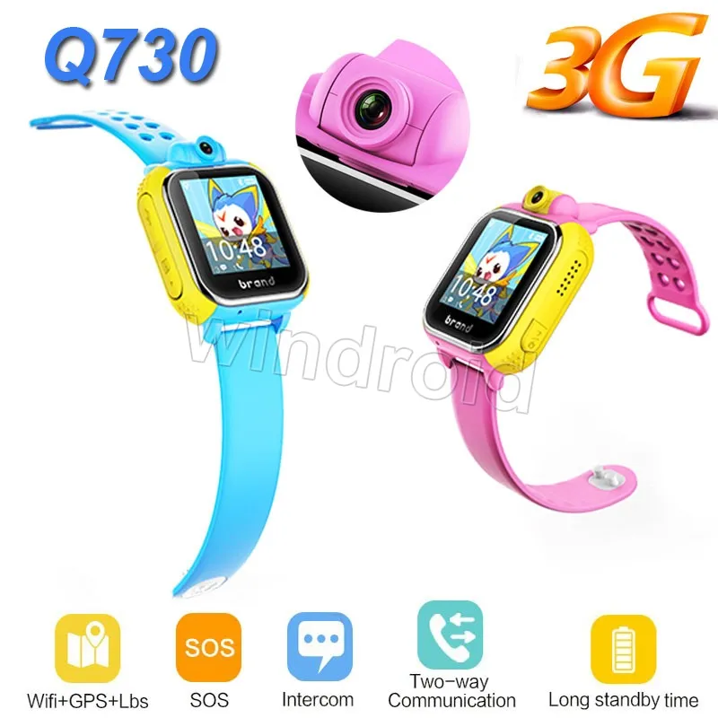 Reloj inteligente GPS con localizador para niños Way Kids Rosa