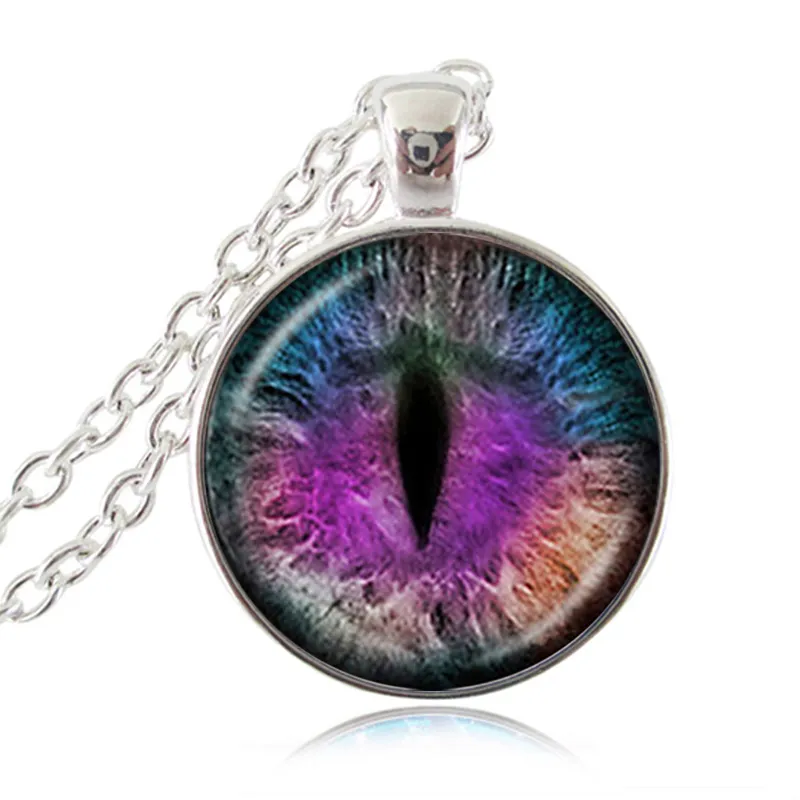 Buy Dragon Eye Necklace Cat Eye Necklace Green Eye Eye Jewellery Dragon  Jewelry Evil Eye Pendant Eye Pendant Magic Fantasy Dino Eye Necklace Online  in India - Etsy