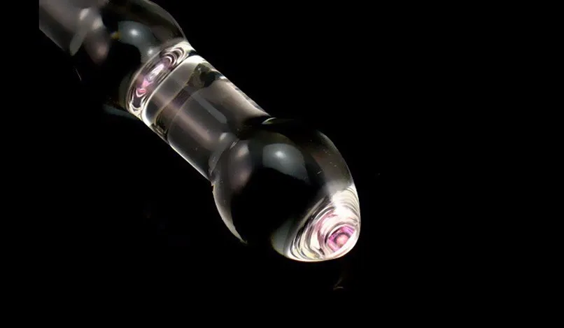 Novo vibrador de vidro com coração rosa para mulheres, masturbador de cristal para mulheres, estimulação anal vaginal, varinha de prazer, vibrador lúcido8111758