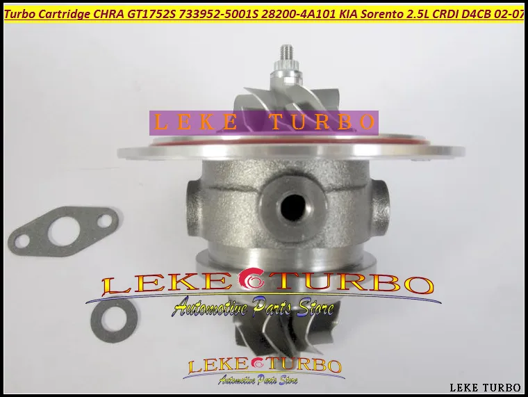 Turbo Cartridge CHRA GT1752S 733952-5001S 733952-0001 733952 28200-4A101 Turbocharger For KIA Sorento 2.5L CRDI D4CB 02-07 140HP (2)