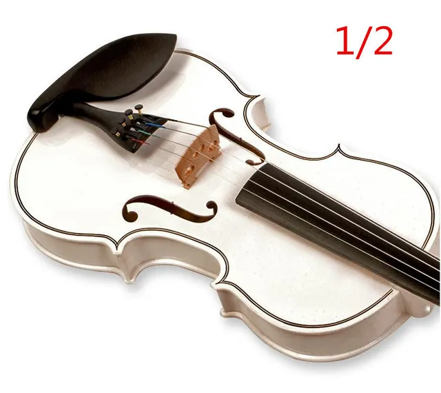 V123 Yüksek Kaliteli Köknar Keman 1/2 Keman El Sanatları Violino Müzik Aletleri Aksesuarlar Ücretsiz Kargo