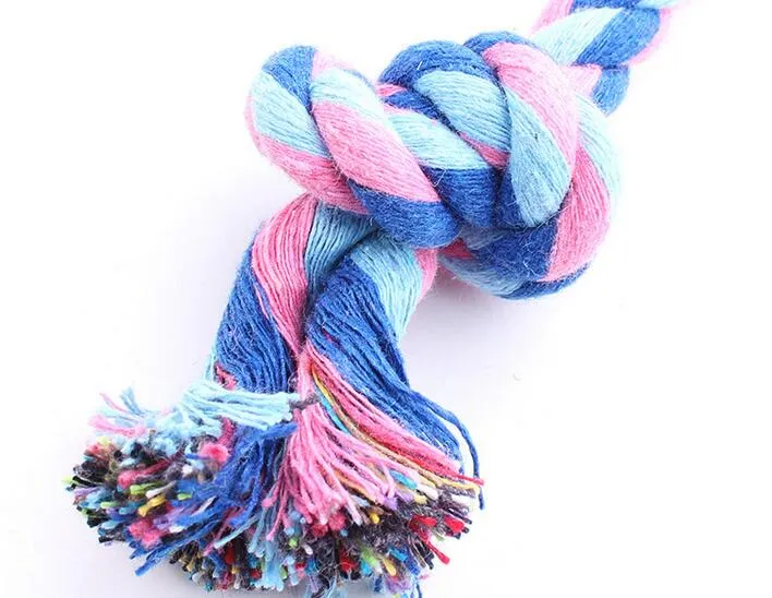 Huisdieren Honden Dierbenodigdheden Pet Hond Puppy Katoen Chew Knoop Toy Duurzaam Gevlochten Bot Touw 16cm Grappig Tool