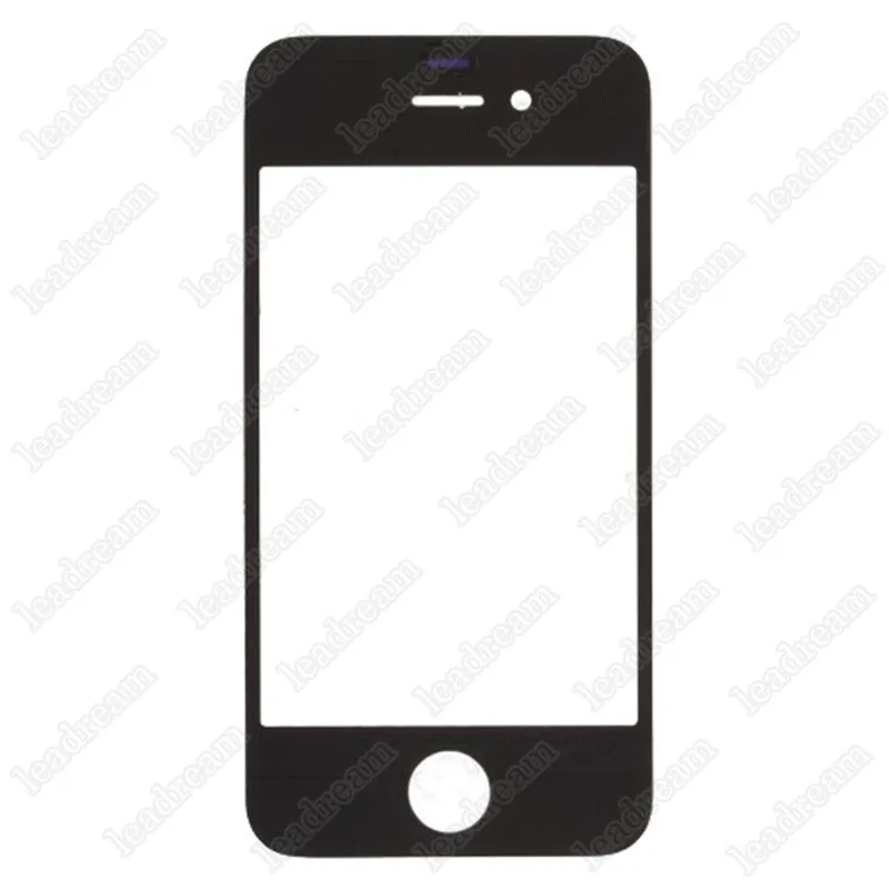 아이폰 4 4s에 대 한 전면 외부 터치 스크린 유리 교체 블랙 화이트 무료 DHL