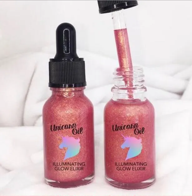 Unicorn Oil Illuminating Glow Elixir - 24k Gold Moon Beam licorne plus haute livraison gratuite DHL