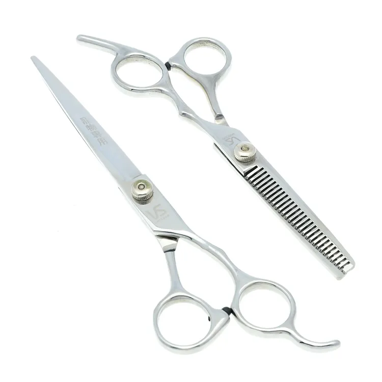 Pet Scissors 70quot Cutting 60quot Thinning Scissors Set Professional VS Shears for Dog Grooming Wooden Case LZ9058595