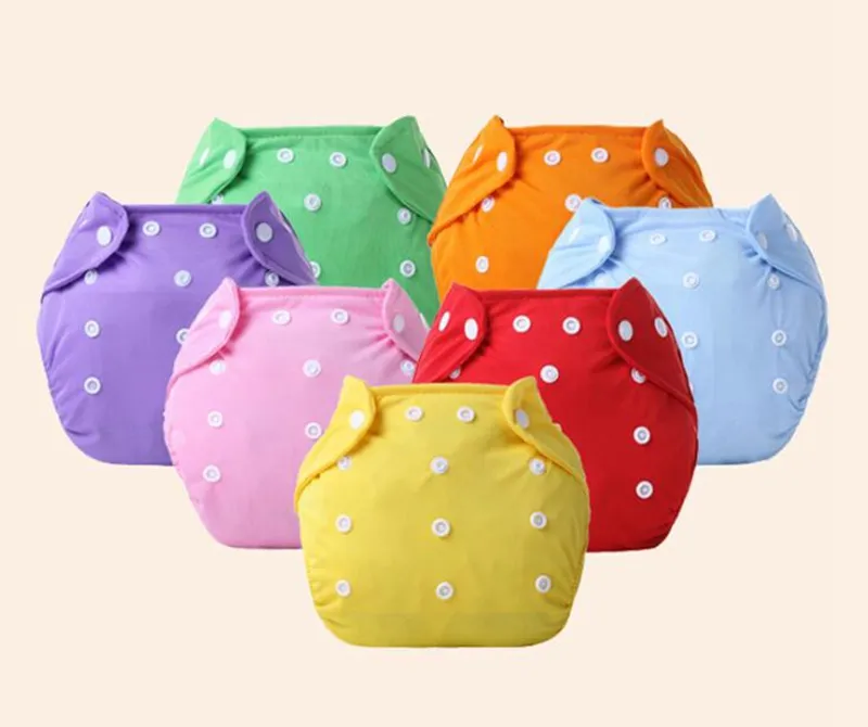 20pcs Baby Cotton water proof Soft Diaper Nappies Cover Reusable Washable Size Adjustable spring summer autumn winter button Diapers YTNK001