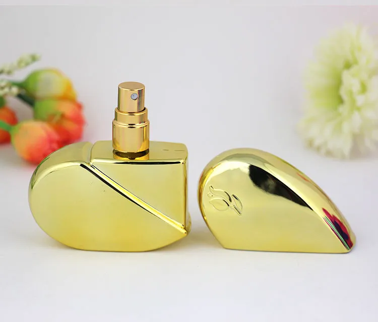 Colorful Small 25ml Love Shape Portable Perfume Spray Pump Bottles HIgh Quality Cosmetic Sample Sprayer Bottles Free DHL Ship