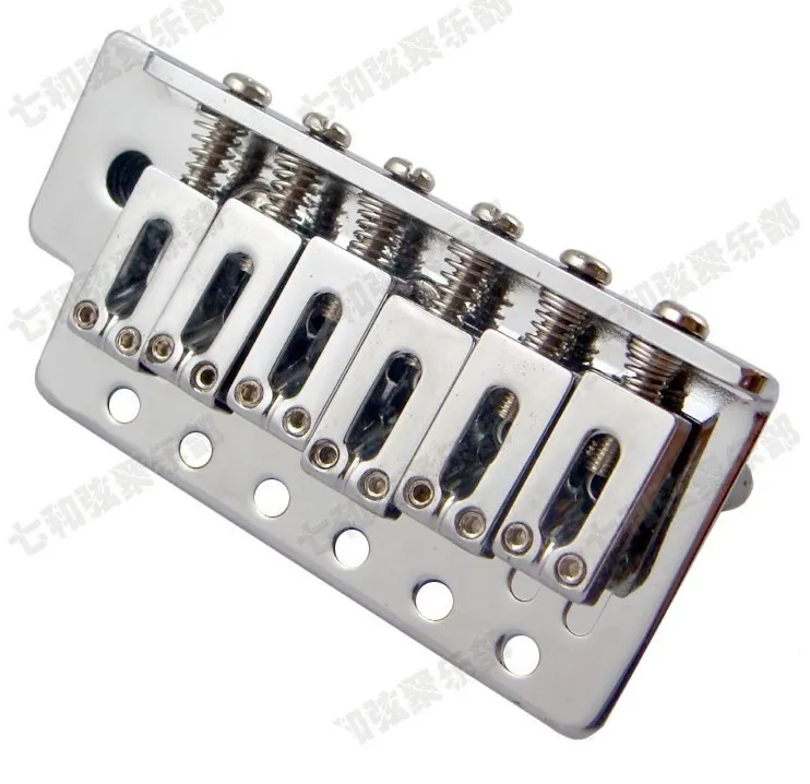 Chrome 6 Strings Electric Guitar Tremolo Bridge With Bar Guitar Parts Musical instrument accessories