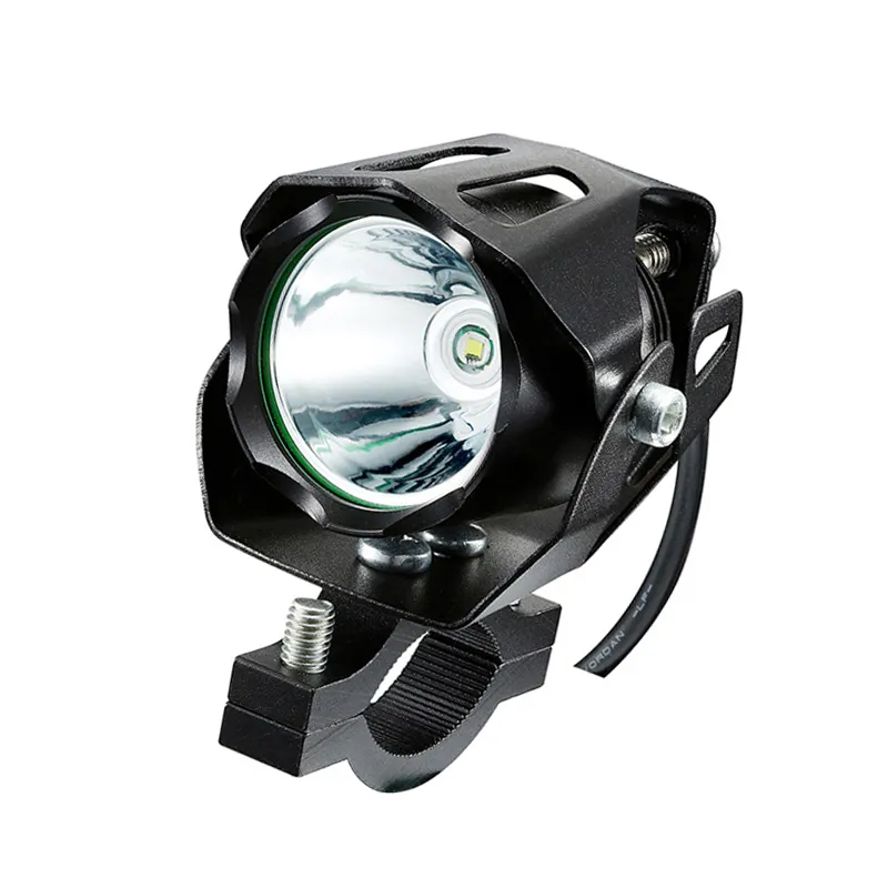 Universal LED Motorcykelbelysning strålkastare 4V-85V Transformerms Spotlight Högkvalitativ motor dimljus T6 Ljus 10W 750LM