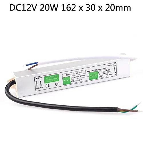 DC 12v 10w 15W 20W 30W 36W 50W 60W 80W 100W 150w 200w Led Outdoor Waterproof Transformer Led Driver Switch Power Supply Ip67